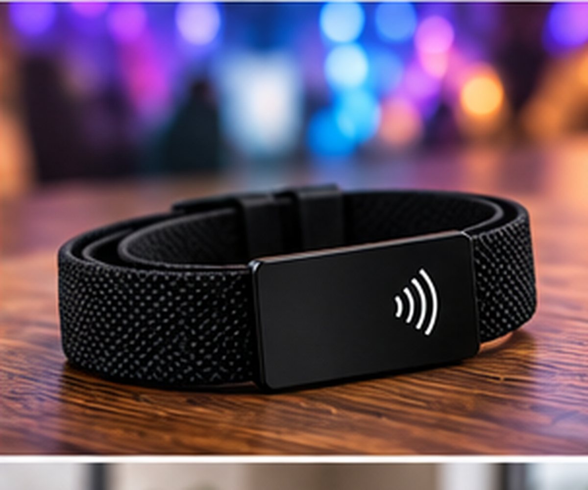 Digitales Event-Armband, Ausführung Schwarz