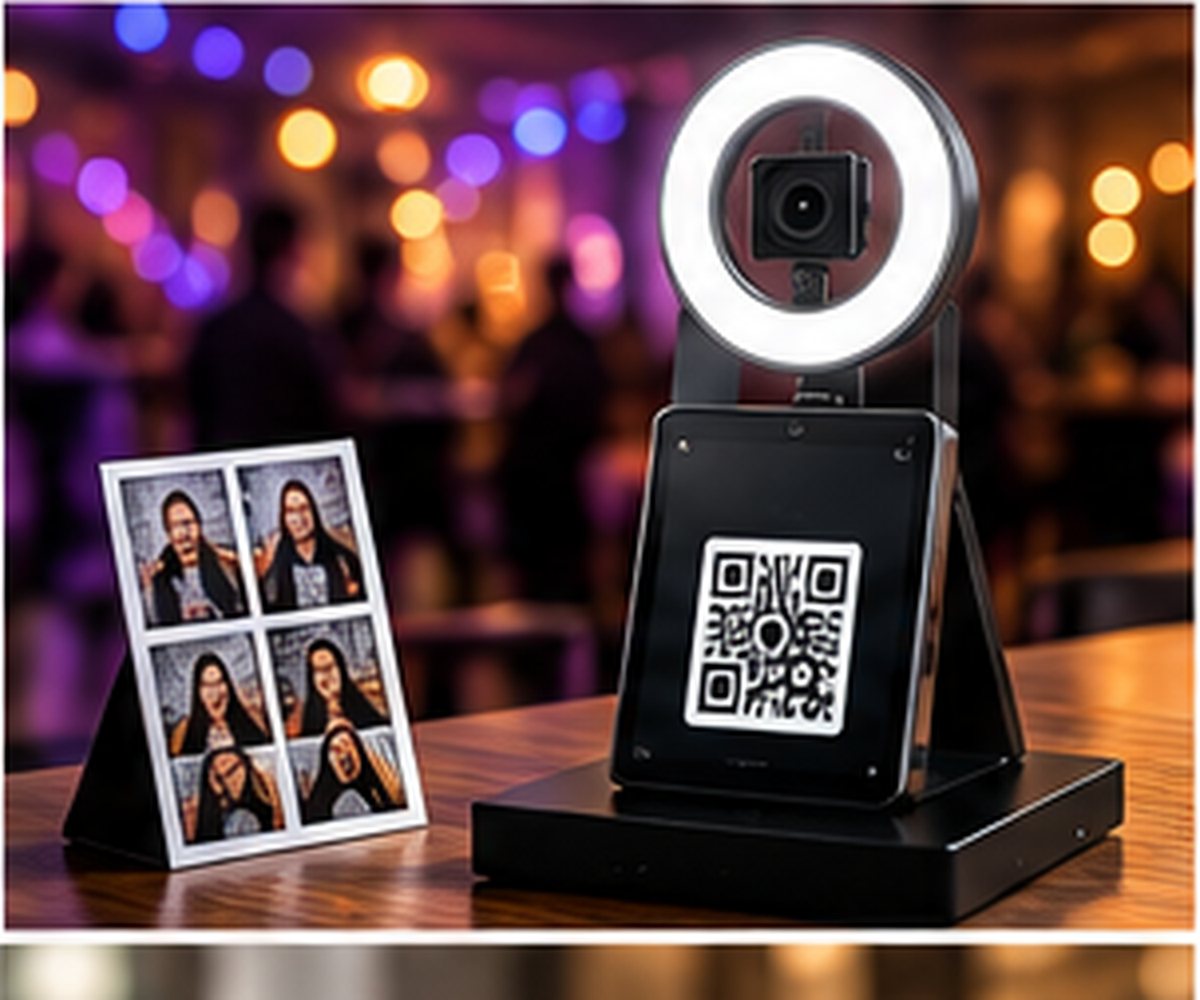 ML Vision QR-Fotobox, Ausführung Schwarz